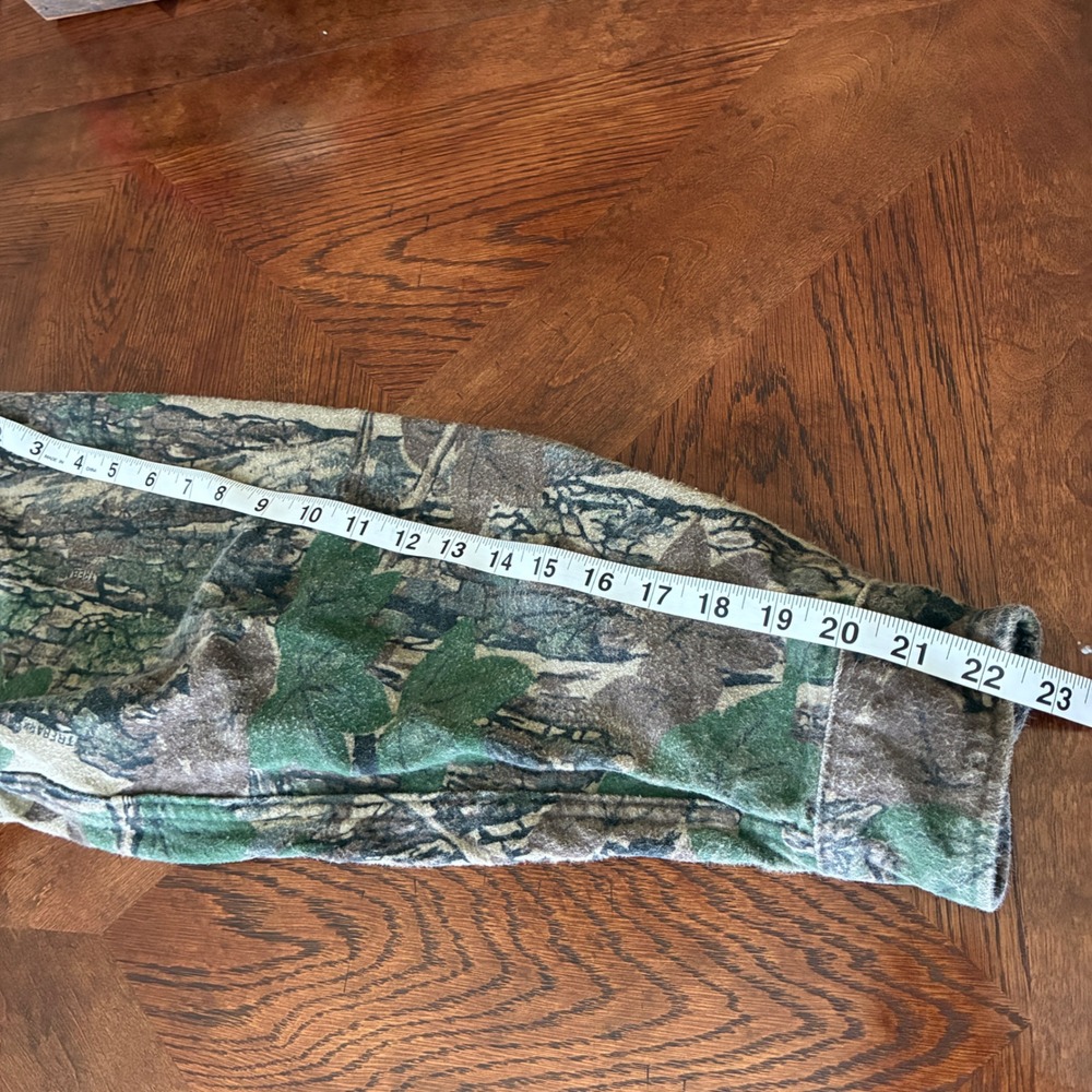 Vtg Winchester Camo Flannel Button‎ up Shirt Mens XL Treebark Camouflage Hunting - Picture 6 of 9